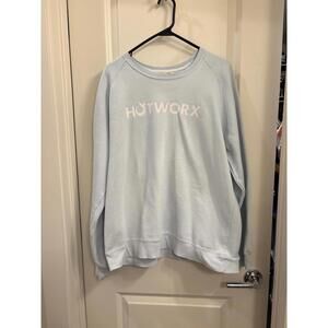 HOTWORX light blue sweatshirt size xl